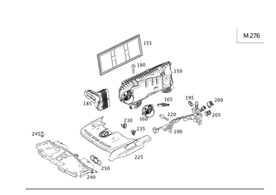 Cubierta de ventilador original Mercedes-Benz 212-500-02-55 Foto 1 de 2