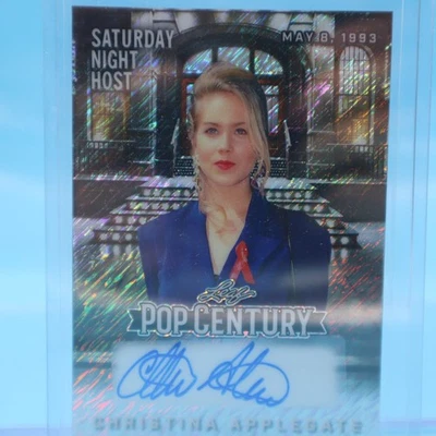 CHRISTINA APPLEGATE 2025 Leaf Pop Century #1/1 Saturday Night Host Auto #SN-CA1 - Image 1 of 2