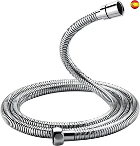 Ibergrif Manguera de Ducha 1,7 m ? Flexo Ducha en Acero Inoxidable, Antitorsión  - Imagen 1 de 7