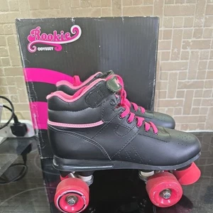 Rookie Odyssey Roller skates Boots Black Size 5 - Picture 1 of 5