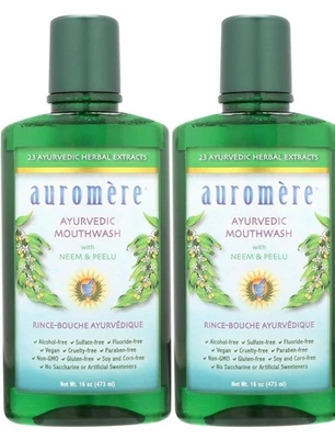 2-Pack Ayurvedic Mouthwash with Neem & Peelu, Alcohol-Free, 16oz (473ml) Sealed - Image 1 of 2