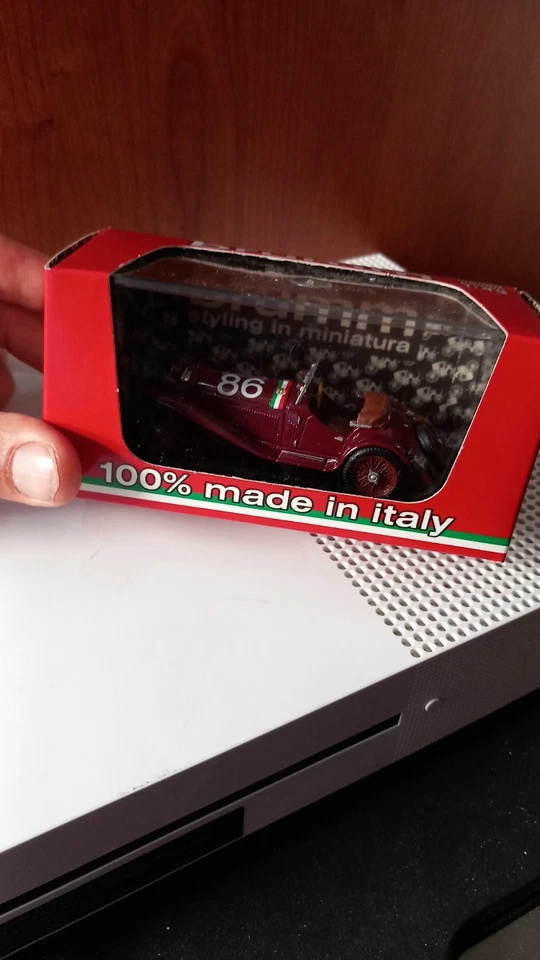 ALFA ROMEO 1750 GS 1°MILLE MIGLIA 1931 SERIE LIMITATA R389B BRUMM SCALA 1/43 - Immagine 1 di 3