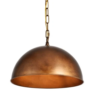 Elegant Lighting LD6013D15 Brass Merce 15" Pendant With Metal Shade - Image 1 of 4