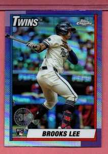 Brooks Lee Minnesota Twins 2025 Topps Chrome Baseball 1990 TOPPS BASEBALL - Picture 1 of 1
