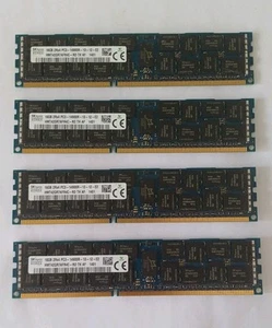 4 x SK Hynix HMT42GR7AFR4C-RD PC3-14900R 16GB ECC Server Registered Memory 64GB - Picture 1 of 5