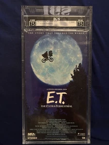 Sealed & Graded E.T. The Extra Terrestrial VHS 1988 7.5 Near Mint IGS Watermark - Picture 1 of 5
