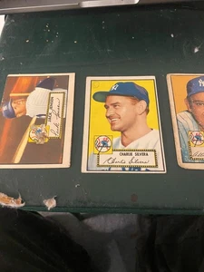 1952 Topps Baseball LOT 4 Karten, 3 sind New York Yankees - Bild 1 von 6
