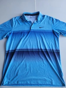 Nike Golf Polo Shirt Mens Size Xl Blue - Picture 1 of 3