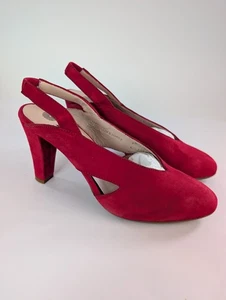 Eric Michael Women's Vanna Shoes, 6.5 - 7 M US, EU 37,  Red VANNA-615 - Picture 1 of 12