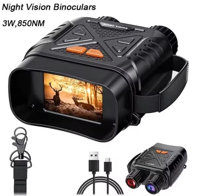 Night Vision Binoculars 10x Digital 800m Full Dark Infrared Night Vision Telesco - Image 1 of 4