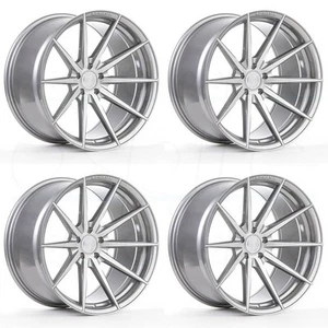 20x8.5 Rohana RFX1 5x114.3 40 Titanium Wheels Rims Set(4) 73.1 - Picture 1 of 4