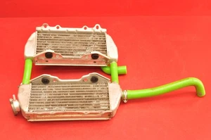1998 94-02 KAWASAKI KX250 KX 250 KX125 Left Right Cooling Radiator Cap Hoses SET - Picture 1 of 12