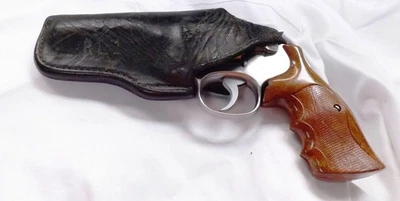 G&G Federal Man Holster Left Hand Black 4 in Revolver Gould & Goodrich G-VG - Image 1 of 4