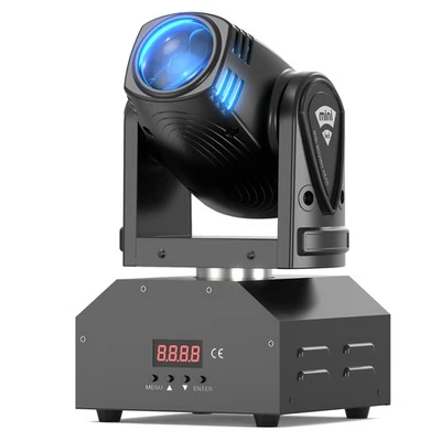 100W LED Moving Head Light RGBW Gobo Beam Stage DJ Disco Show DMX Spot Lighting - Image 1 of 4