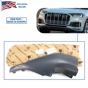 OEM front bumper lower spoiler molding insert trim Left for 2020- 24 Q7 base - Bild 1 von 7