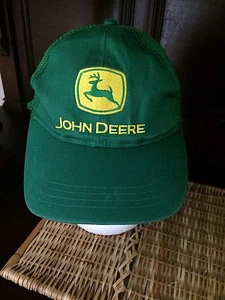 John Deere Trucker Cap Hat Quality Cotton One Size Fits All Cary Francis Group - Picture 1 of 8