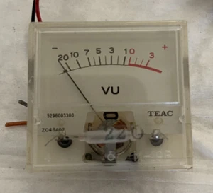 VU Meter Bridge For Tascam 38 Reel To Reel 8-track | Tascam - Picture 1 of 2