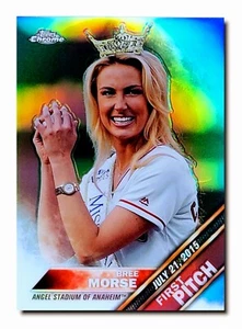 BREE MORSE (MISS CALIFORNIA) 2016 Topps Chrome First Pitch #FPC-4 REFRACTOR SP - Picture 1 of 2
