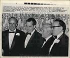 1969 Press Photo President-elect Nixon & three of his top aides at IL dinner