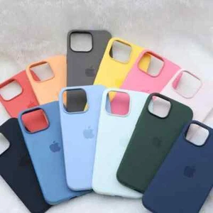 For iPhone 16 Plus Regular Silicone Case Cover New For iPhone 16 Pro Max Cases - Picture 1 of 22