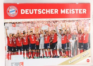 FC Bayern München - Deutscher Meister Fußball Jahres 2019 Kalender 68x50cm Heye - Bild 1 von 1