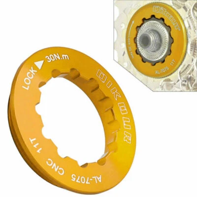 Aleación QIkuor 7075 para bicicleta 7-8-9-10-11S 11T casete/anillo de bloqueo de rueda libre Foto 1 de 4