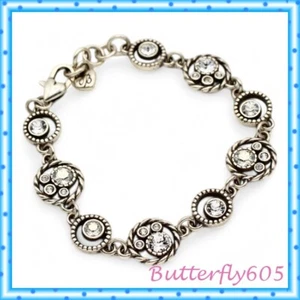 Brighton Halo Crystal Silver Bracelet - Picture 1 of 3