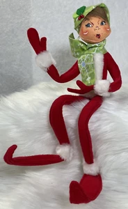 2013 Annalee 14" Elfe rote Weihnachten Stechpalme Beere - Bild 1 von 8