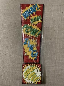 DC Justice League Dekor Wandschild Maß! Schild Metall Blech Ausrufezeichen - Bild 1 von 4