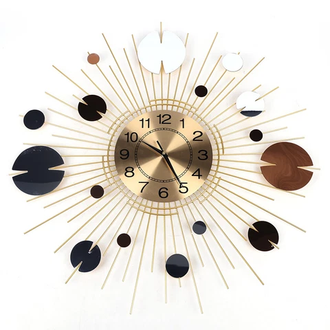 Modern 27.6 inch Large Wall Clock Non-Ticking Silent Creative Home/office Decor Cover
