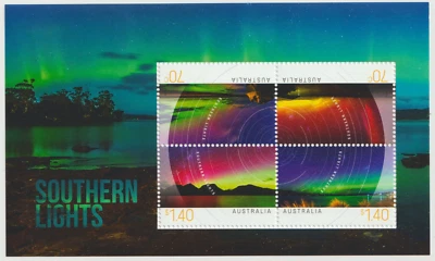 Australia #4164b - Southern Lights souvenir sheet MNH (2014) - Image 1 of 2