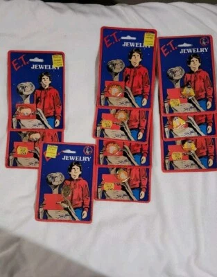 E.T. años 80 de colección Joyería Star Power - Conjunto Completo de Anillos Paquete (6) NUEVO Foto 1 de 4
