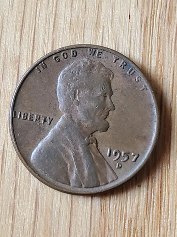 1957 D WHEAT PENNY Cover