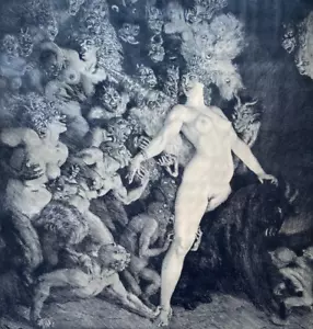 1972 1st NORMAN LINDSAY PROSPECTUS for TWO HUNDRED ETCHINGS, FREE EXPRESS W/W - Picture 1 of 5