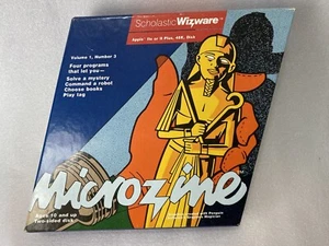 Vtg 1983 Microzine Wizware Computer Game For Apple II Robot Command Volume 1 No3 - Afbeelding 1 van 9