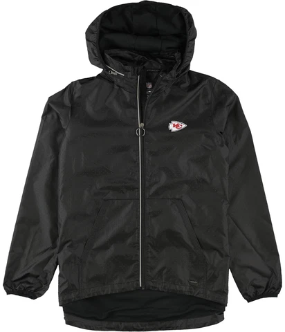 G-III Sports Womens Kansas City Chiefs Windbreaker Jacket, Black, Small Cover