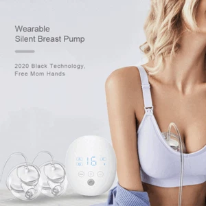  electric breast pump mute hands-free invisible automatic bilateral breast pump - Picture 1 of 13
