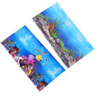  Adhesive Wallpaper Aquarium Decoration Cling Decals Sticker