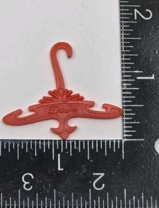 Topper Original Dawn Doll Hot 1 RED Plastic Hanger Dawn Clothes Hangers - Picture 1 of 3