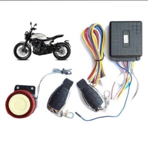 KIT ANTIFURTO PER MOTO SCOOTER UNIVERSALE CON SIRENA 125db CON TELECOMANDO - Foto 1 di 4