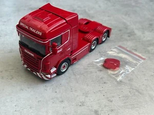 Rimorchi speciali WSI 1:50 Nooteboom Scania 6x4 + piastra di copertura - Foto 1 di 2