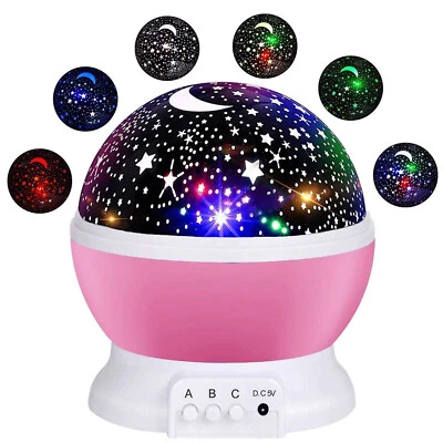 Projector Star Night Lamp - Pink - Image 1 of 4