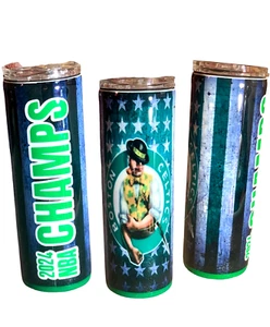 Boston Celtics Tumbler Cup Champions 2024 Insulated Stainless Steel - Picture 1 of 4
