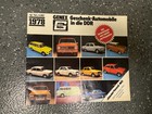 DDR Genex Jauerfood AG Katalog, Geschenk-Automobile in die DDR von 1978 Original