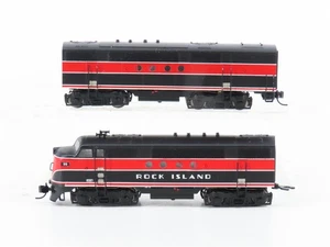 N Scale InterMountain RI Rock Island EMD FTA/B Diesel Set #99 - DCC Ready - Picture 1 of 21