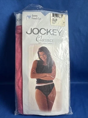 Roupa íntima feminina vintage 90" jóquei rosa corte francês clássico tamanho 9 nova bolsa aberta - Imagem 1 de 4