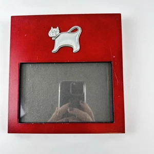 Cat Photo Frame for 3.5 x 5.5 in Photo (small flaw) Free Standing Only - Picture 1 of 8
