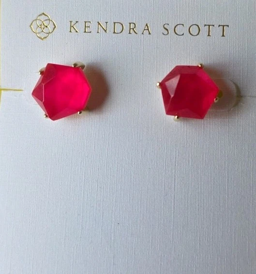 "Aretes Kendra Scott Berry tono dorado 1/2""" Foto 1 de 3