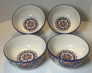 (4) Dash Of That Elle Bohemian Steingut Schüsseln - Bild 1 von 10