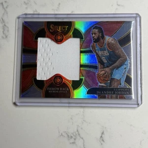 2023-24 Select DeAndre Jordan Throwback Memorabilia Jersey Silver Prizm #TM-DJ - Picture 1 of 3